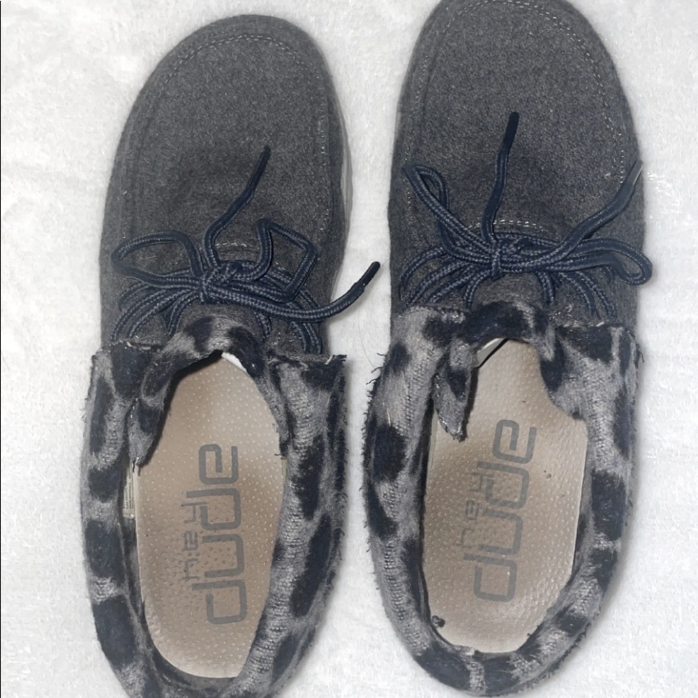 Nearly brand new grey hey dudes